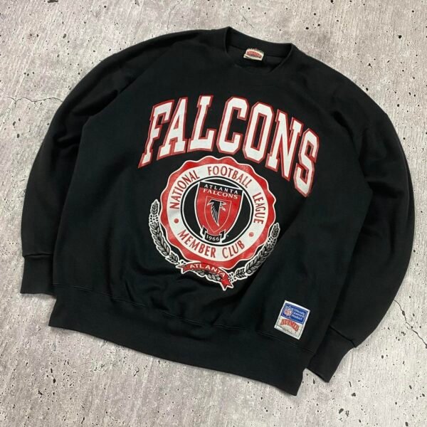 90s NFL Atlanta Falcons Sweatshirt - XL - Image 3