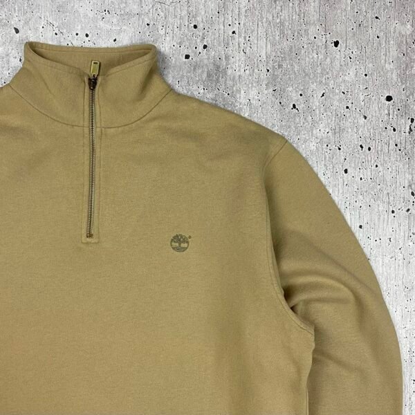 Timberland Quarter Zip Sweatshirt - Large - Image 4