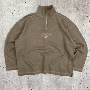 90s Levi's Quarter-Zip Sweatshirt - Large