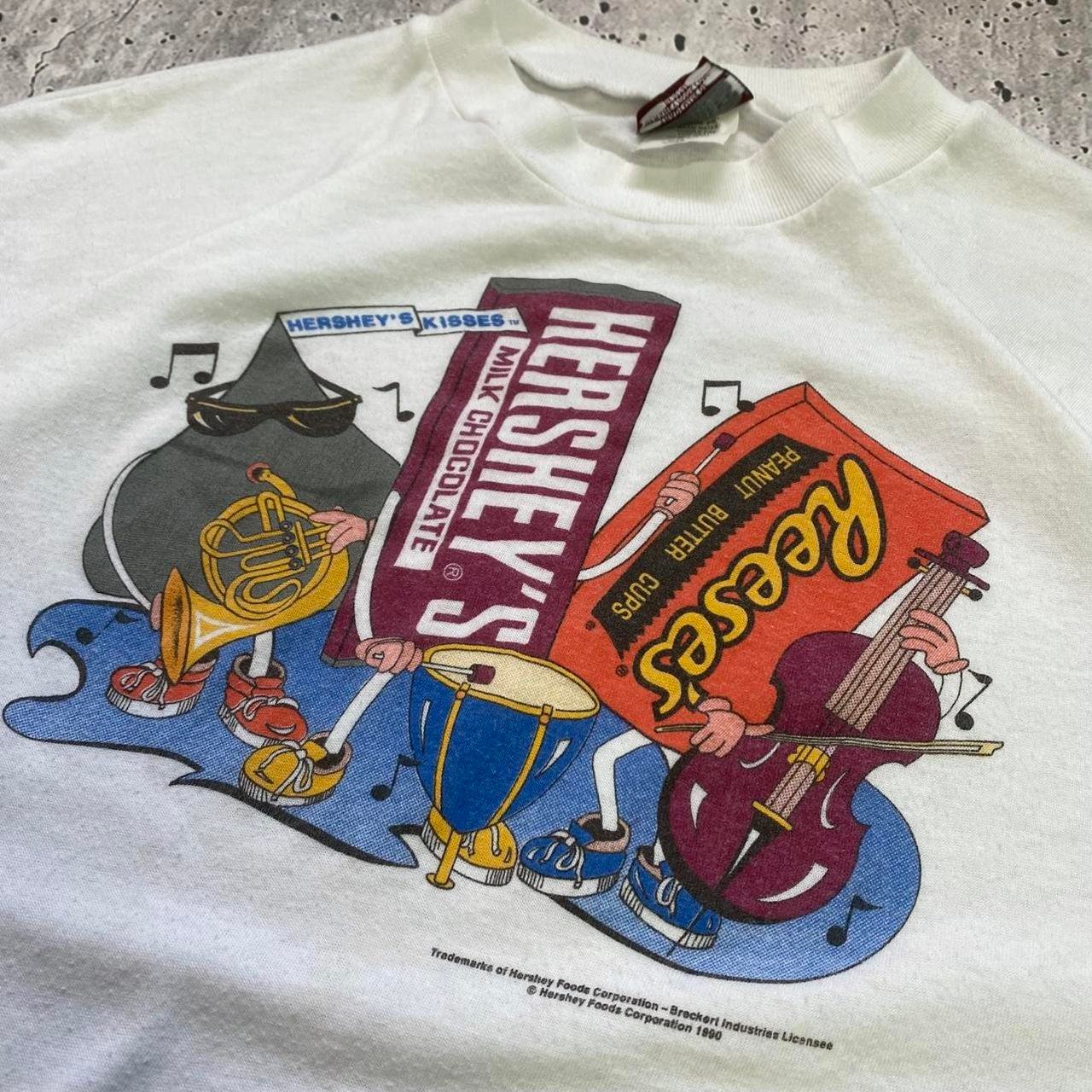 90s Hershey's Chocolate Single Stitch T-Shirt - Medium - Image 5