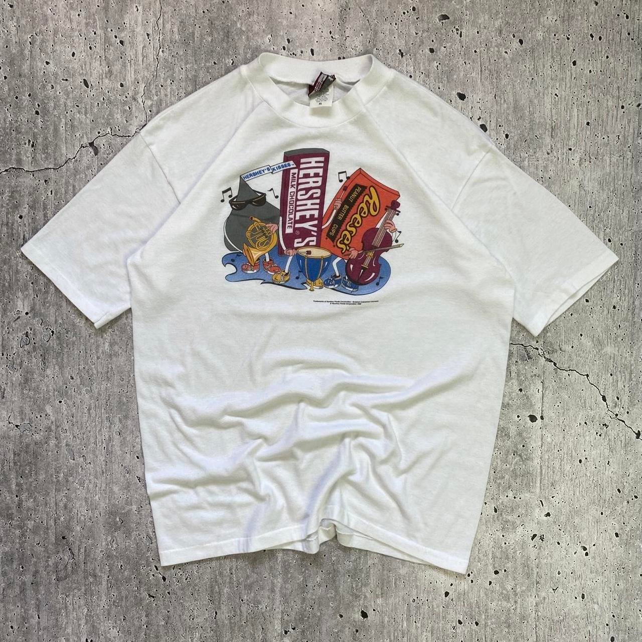 90s Hershey's Chocolate Single Stitch T-Shirt - Medium