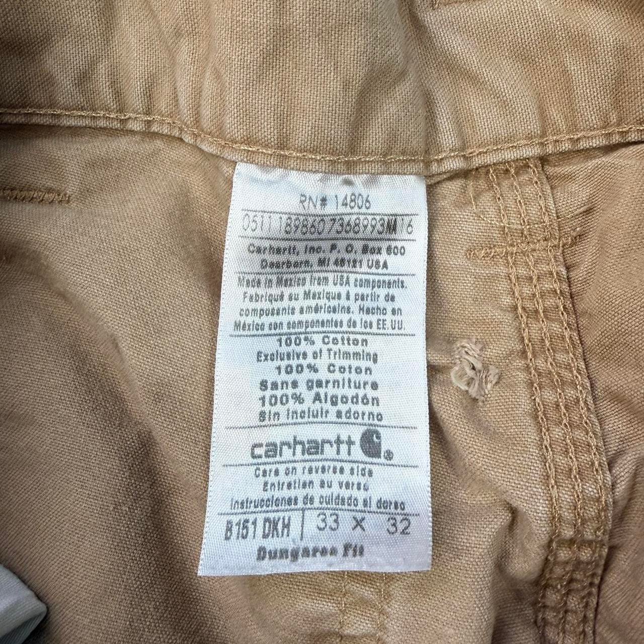 Carhartt Carpenter Trousers - 33W x 32L - Image 7