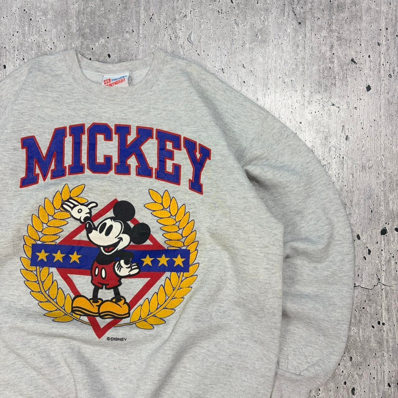 Vintage 90s Disney Mickey Mouse Sweatshirt - XL - Image 4