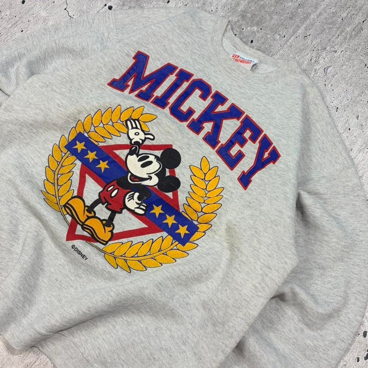 Vintage 90s Disney Mickey Mouse Sweatshirt - XL - Image 5