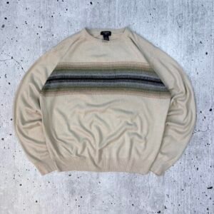 Dockers Stripe Pattern Knit Jumper - Large