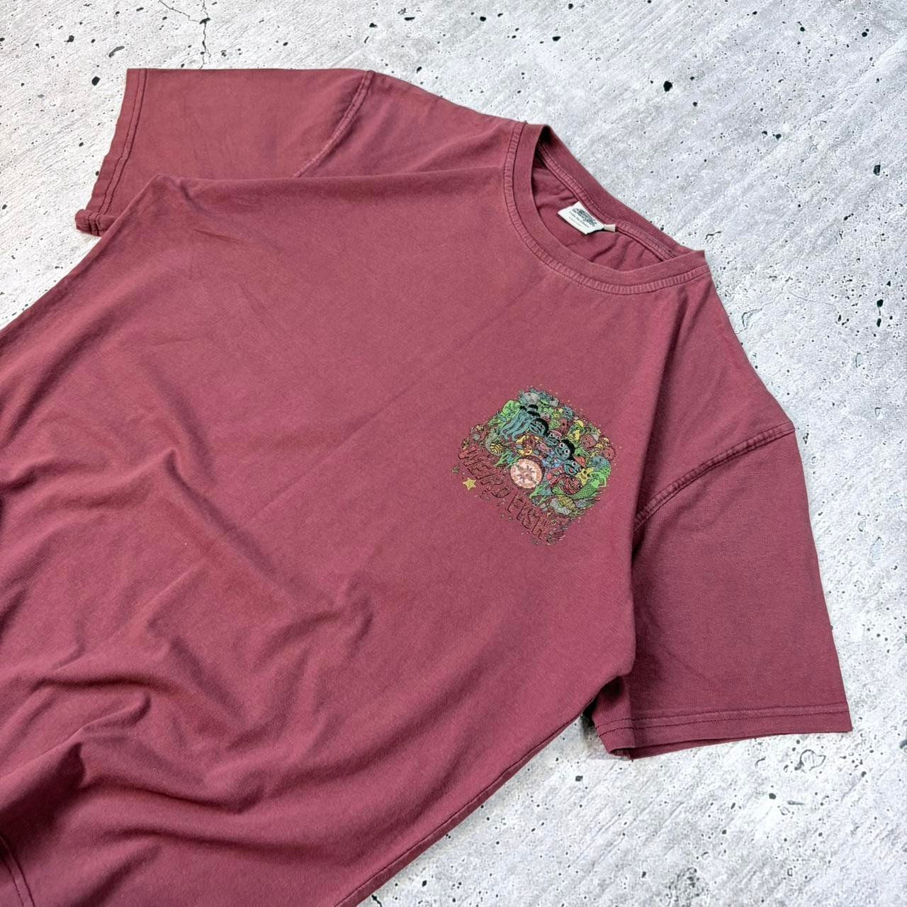 Vintage Weird Fish Graphic T-Shirt - Medium - Image 4