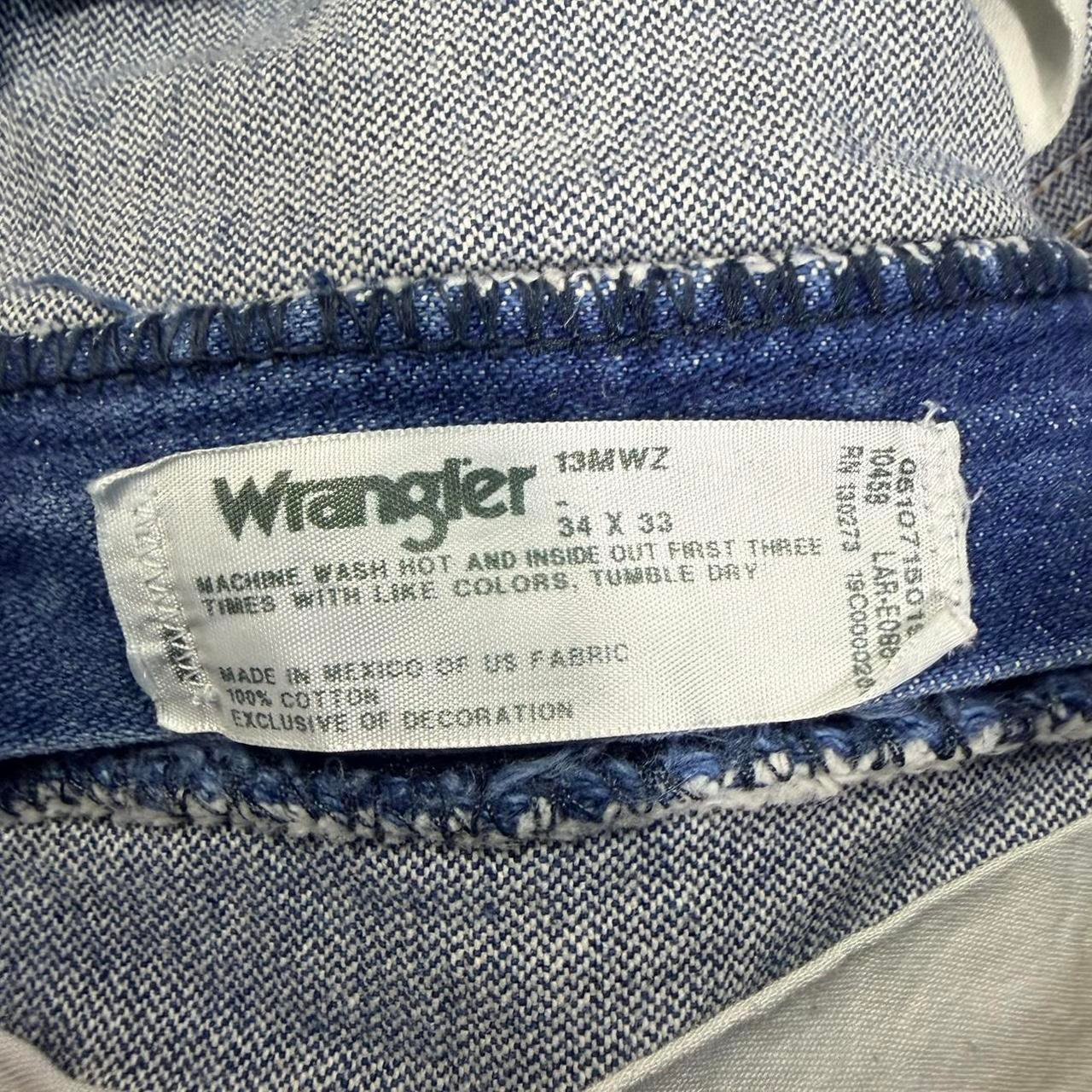Vintage 90s Wrangler Jeans - 34W x 30L - Image 7