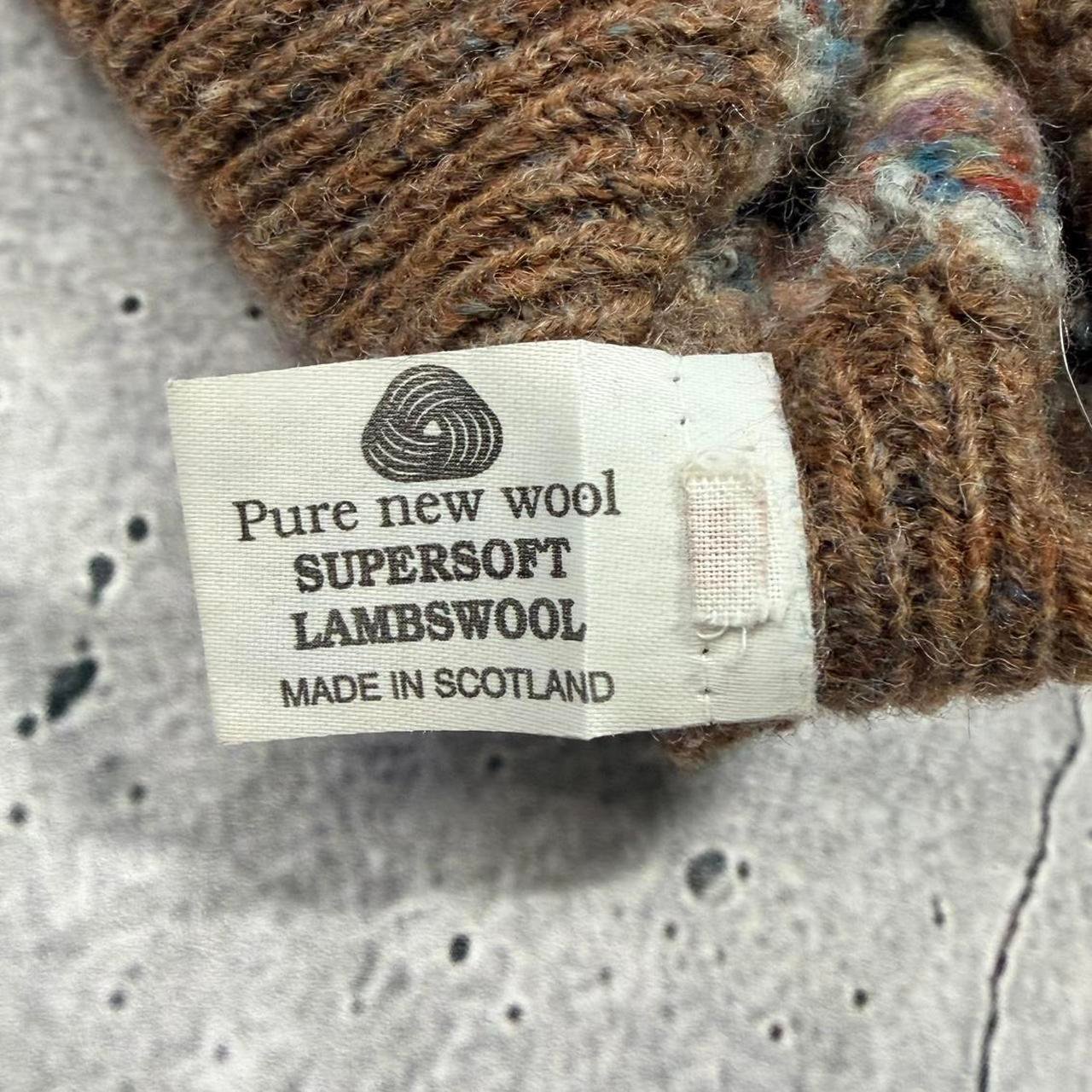 Vintage 90s Pattern Knitted Jumper - Medium - Image 7