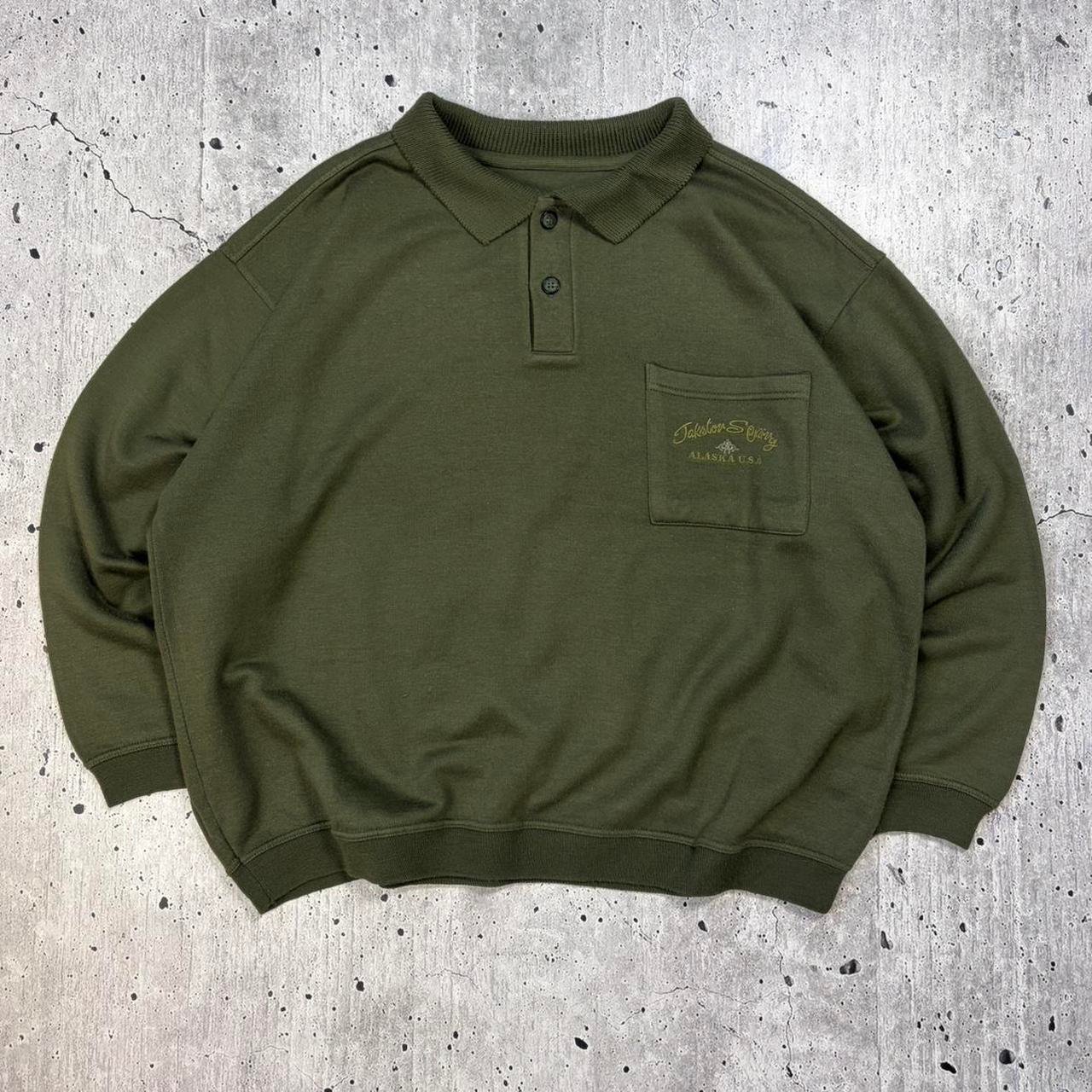 Vintage USA Embroidered Souvenir Sweatshirt - Large