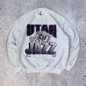 Vintage 90s NBA Utah Jazz Basketball Sweatshirt - XL