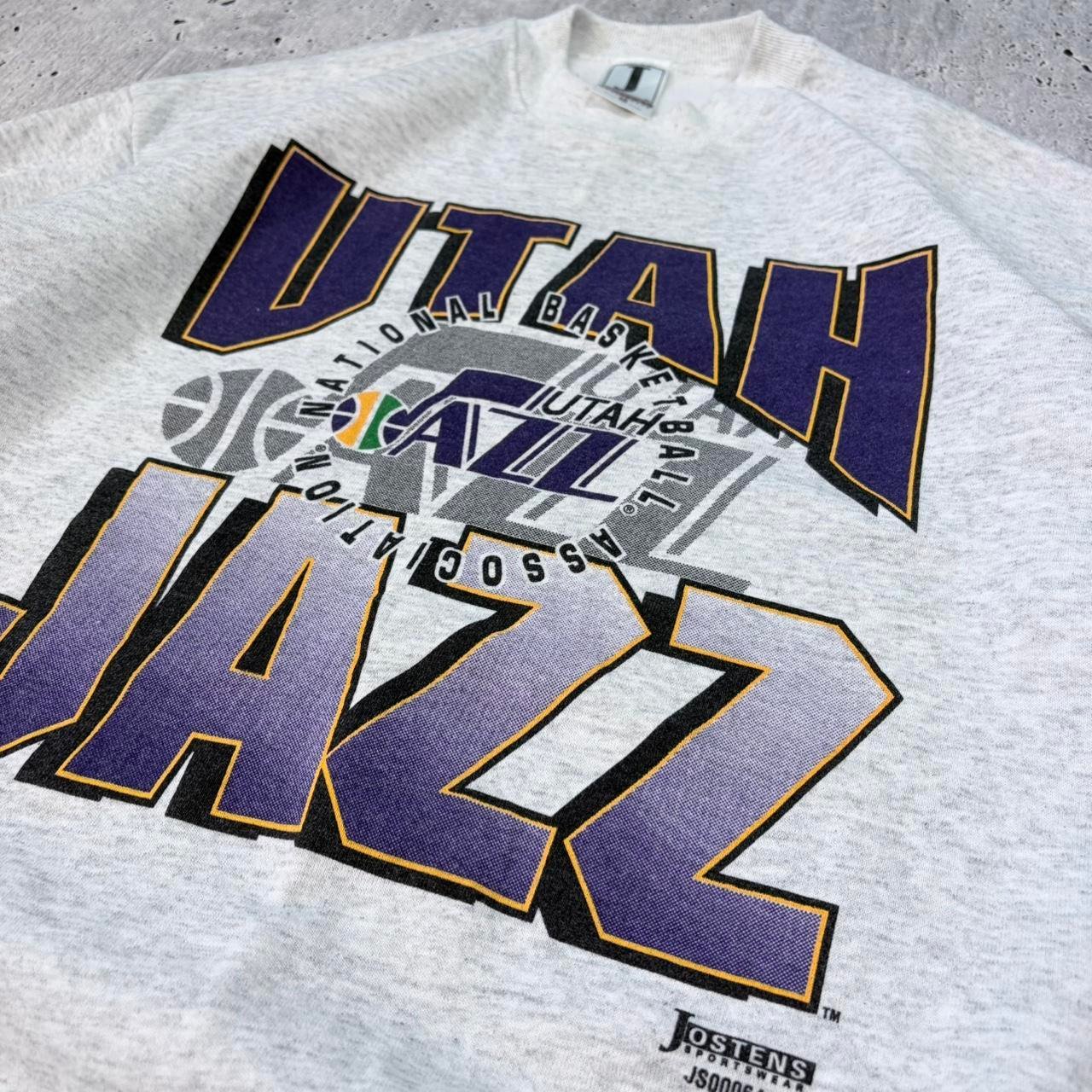 Vintage 90s NBA Utah Jazz Basketball Sweatshirt - XL - Image 5